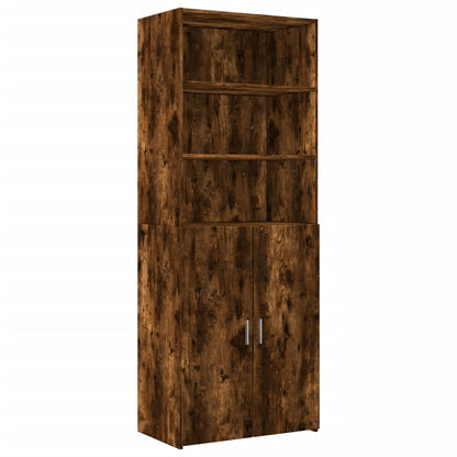 Hochschrank Räuchereiche 70x42,5x225 cm Holzwerkstoff