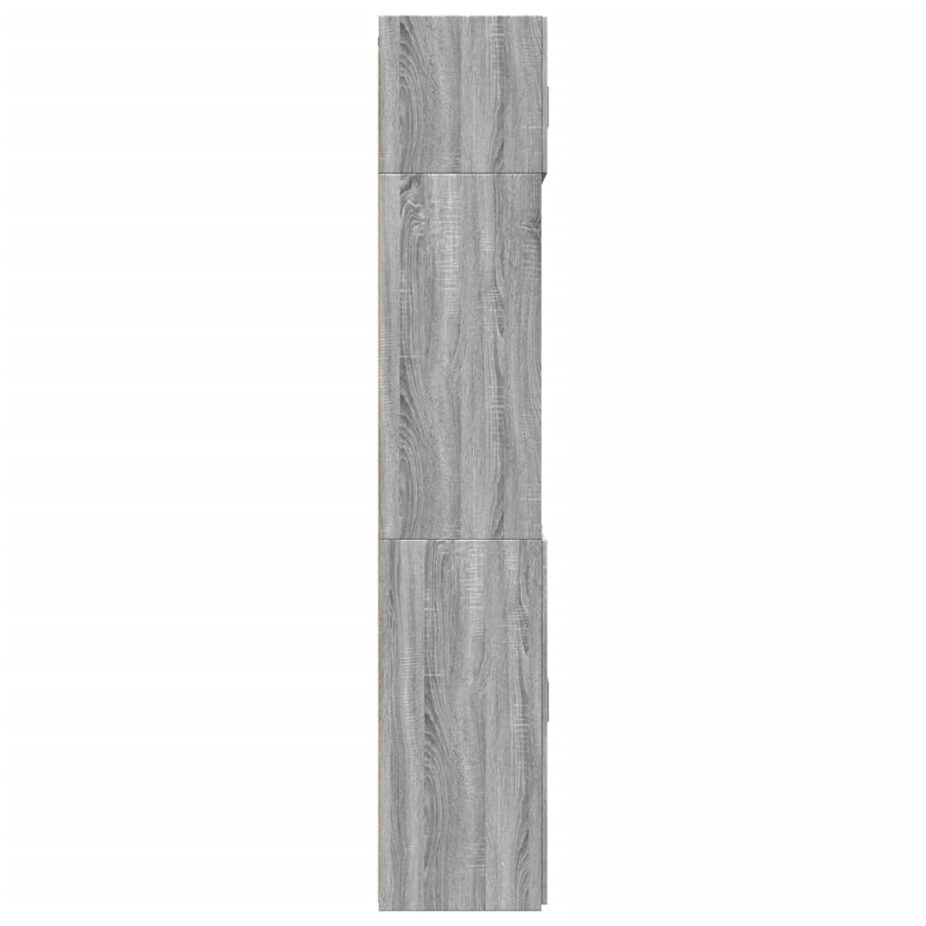 Hochschrank Grau Sonoma 70x42,5x225 cm Holzwerkstoff