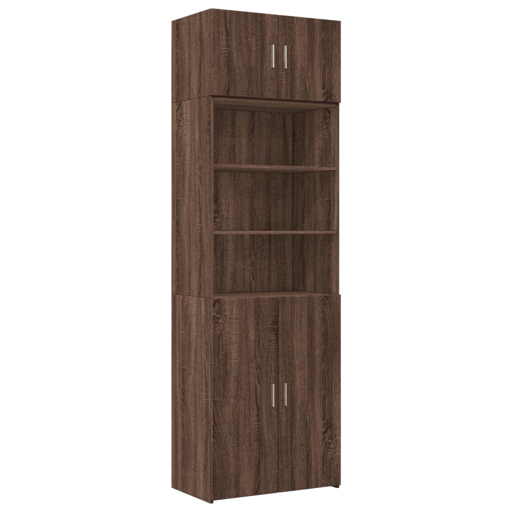 Hochschrank Eichen-Optik 70x42,5x225 cm Holzwerkstoff