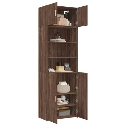 Hochschrank Eichen-Optik 70x42,5x225 cm Holzwerkstoff