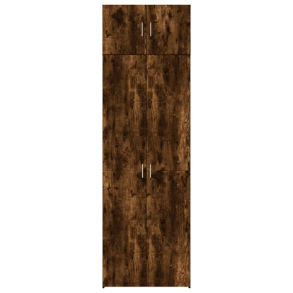 Hochschrank Räuchereiche 70x42,5x225 cm Holzwerkstoff