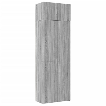 Hochschrank Grau Sonoma 70x42,5x225 cm Holzwerkstoff