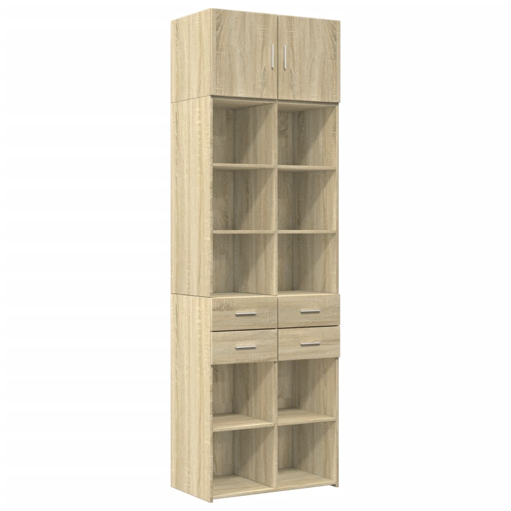 Hochschrank Sonoma-Eiche 70x42,5x225 cm Holzwerkstoff