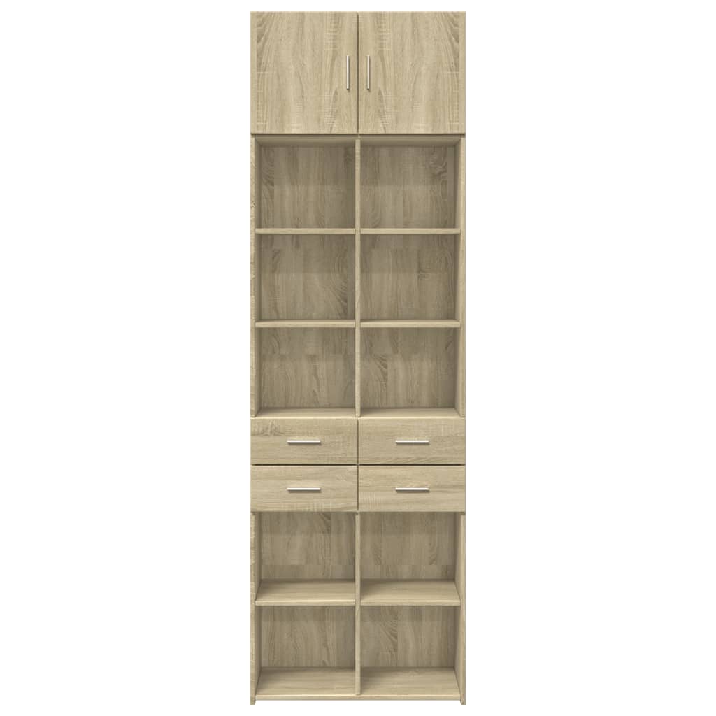 Hochschrank Sonoma-Eiche 70x42,5x225 cm Holzwerkstoff