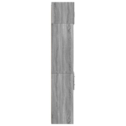 Hochschrank Grau Sonoma 70x42,5x225 cm Holzwerkstoff