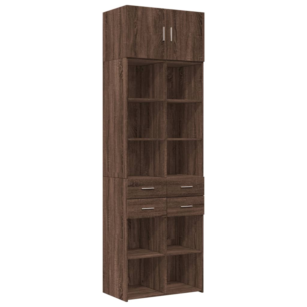 Hochschrank Eichen-Optik 70x42,5x225 cm Holzwerkstoff