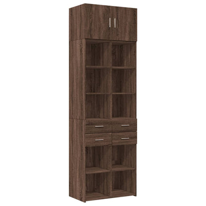 Hochschrank Eichen-Optik 70x42,5x225 cm Holzwerkstoff