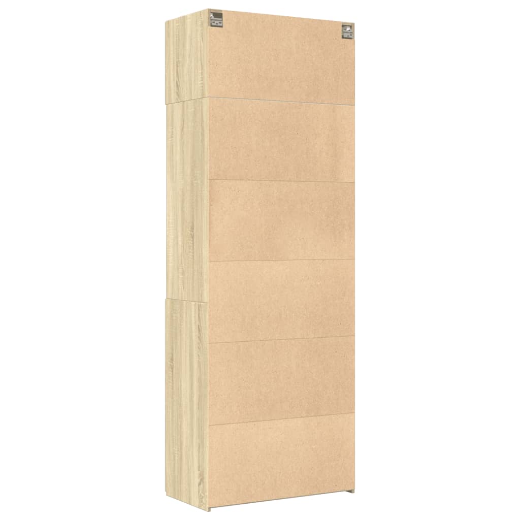 Hochschrank Sonoma-Eiche 80x42,5x225 cm Holzwerkstoff