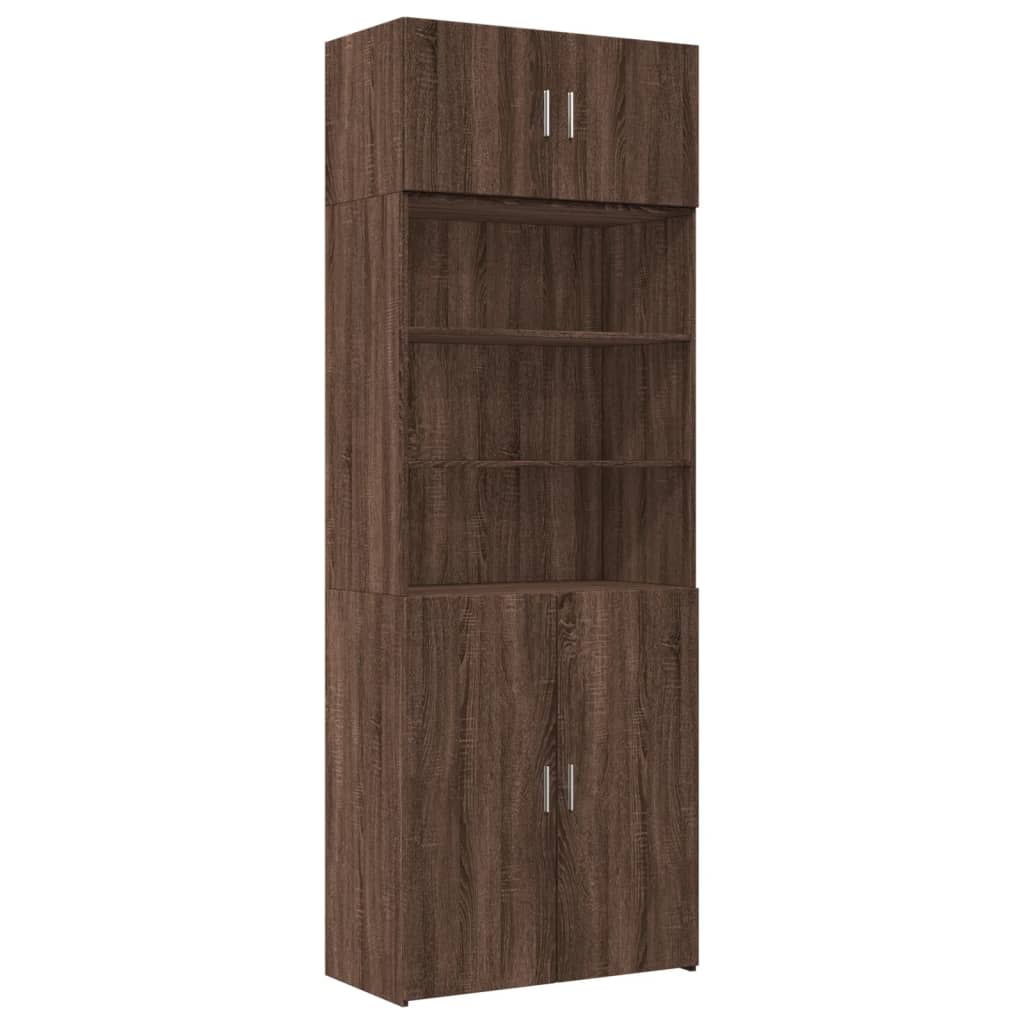 Hochschrank Eichen-Optik 80x42,5x225 cm Holzwerkstoff