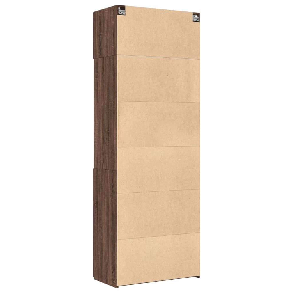 Hochschrank Eichen-Optik 80x42,5x225 cm Holzwerkstoff