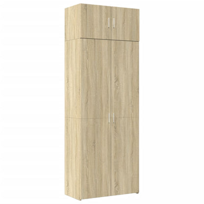 Hochschrank Sonoma-Eiche 80x42,5x225 cm Holzwerkstoff