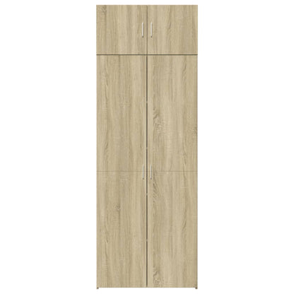 Hochschrank Sonoma-Eiche 80x42,5x225 cm Holzwerkstoff