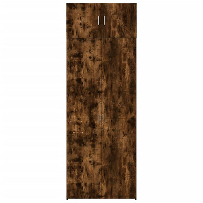 Hochschrank Räuchereiche 80x42,5x225 cm Holzwerkstoff