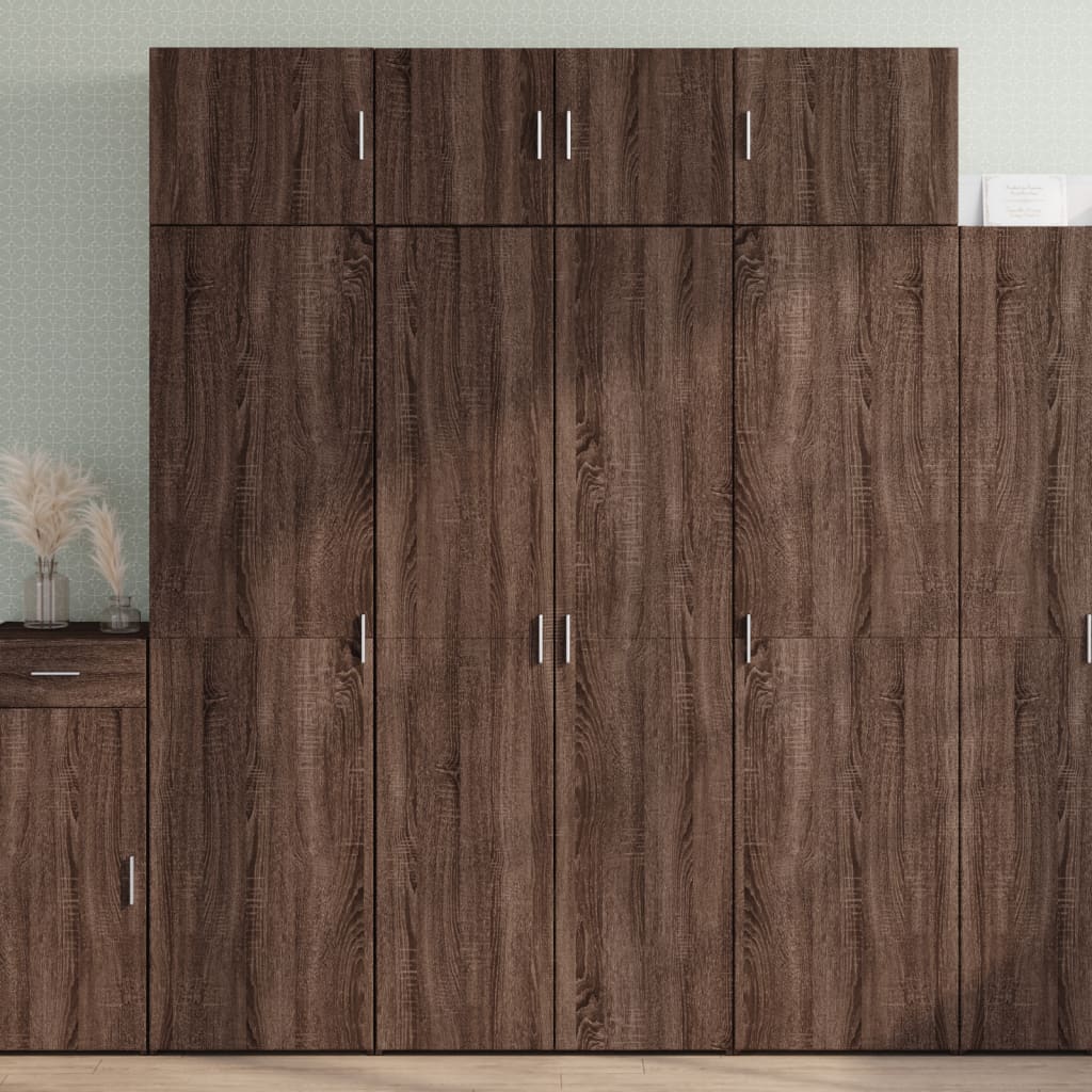 Hochschrank Eichen-Optik 80x42,5x225 cm Holzwerkstoff