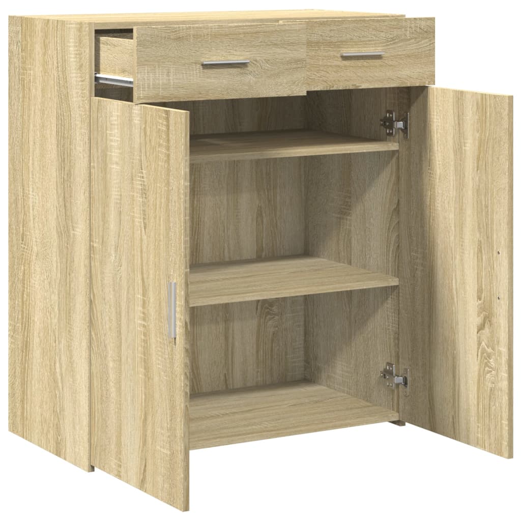 Sideboard Sonoma-Eiche 80x42,5x93 cm Holzwerkstoff