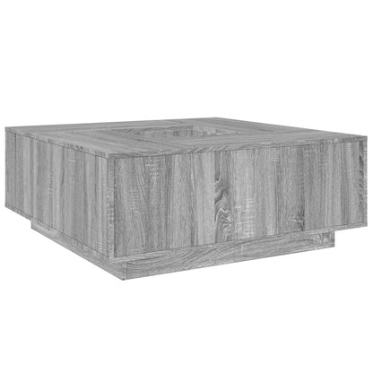 Couchtisch Grau Sonoma 100x100x40 cm Holzwerkstoff