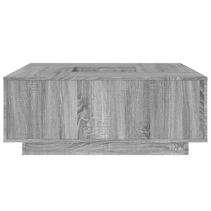 Couchtisch Grau Sonoma 100x100x40 cm Holzwerkstoff