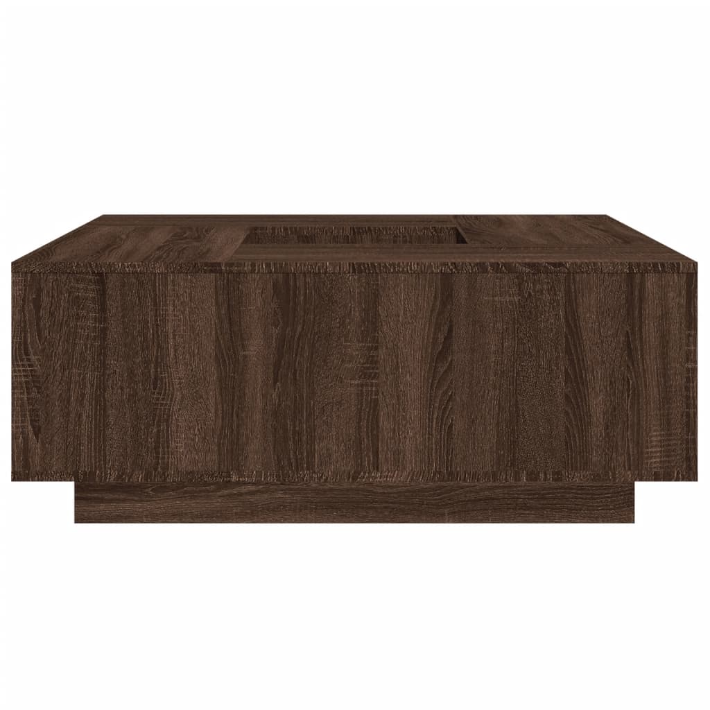 Couchtisch Braun Eichen-Optik 100x100x40 cm Holzwerkstoff