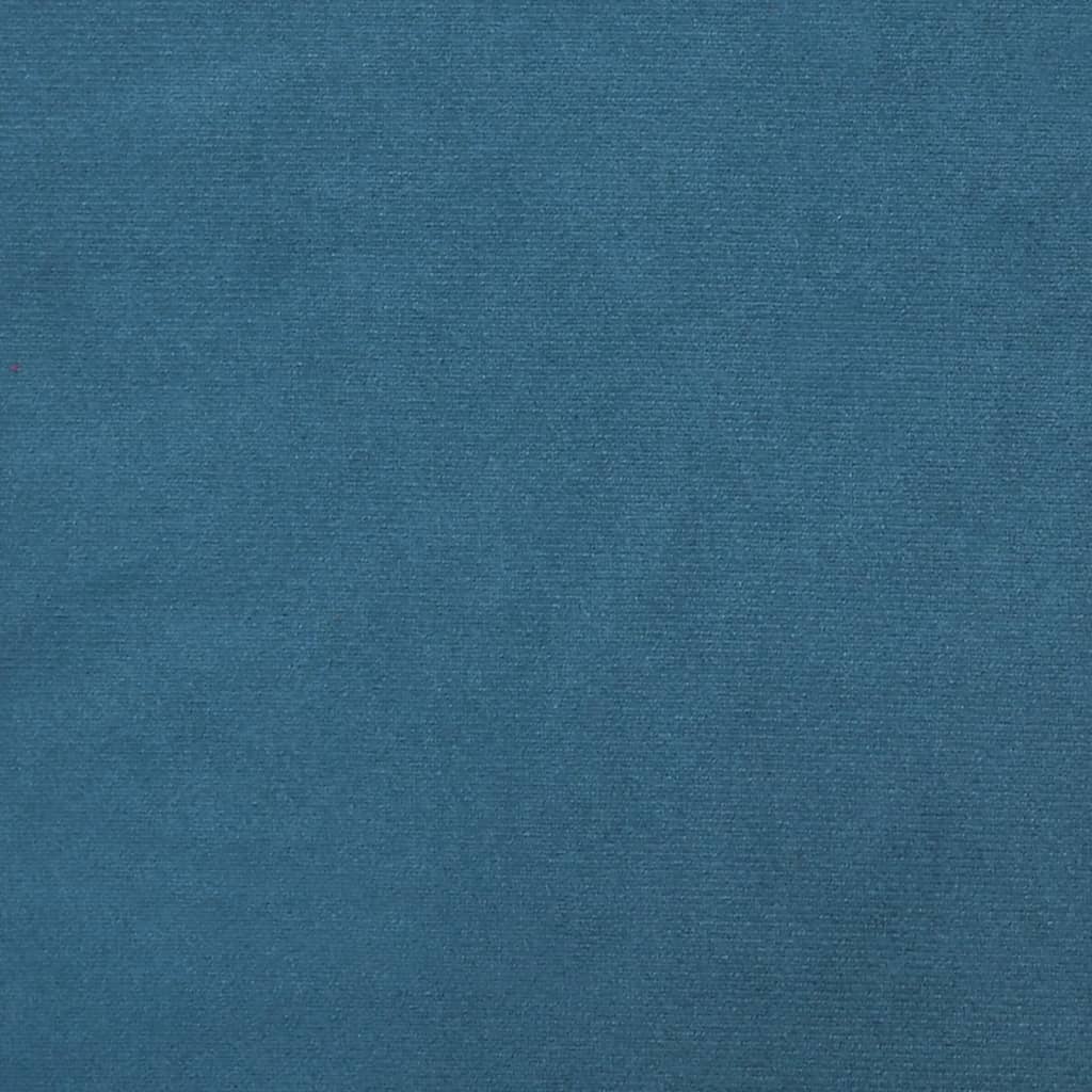 Bettgestell Blau 160x200 cm Samt