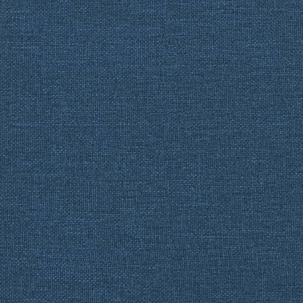 Bettgestell Blau 90x200 cm Stoff