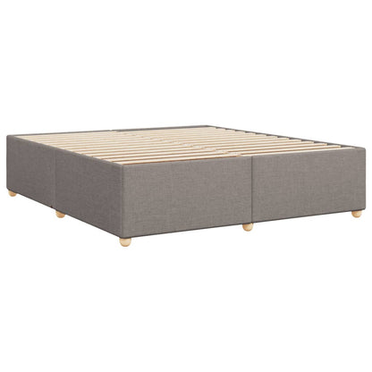 Bettgestell ohne Matratze Taupe 180x200 cm Stoff