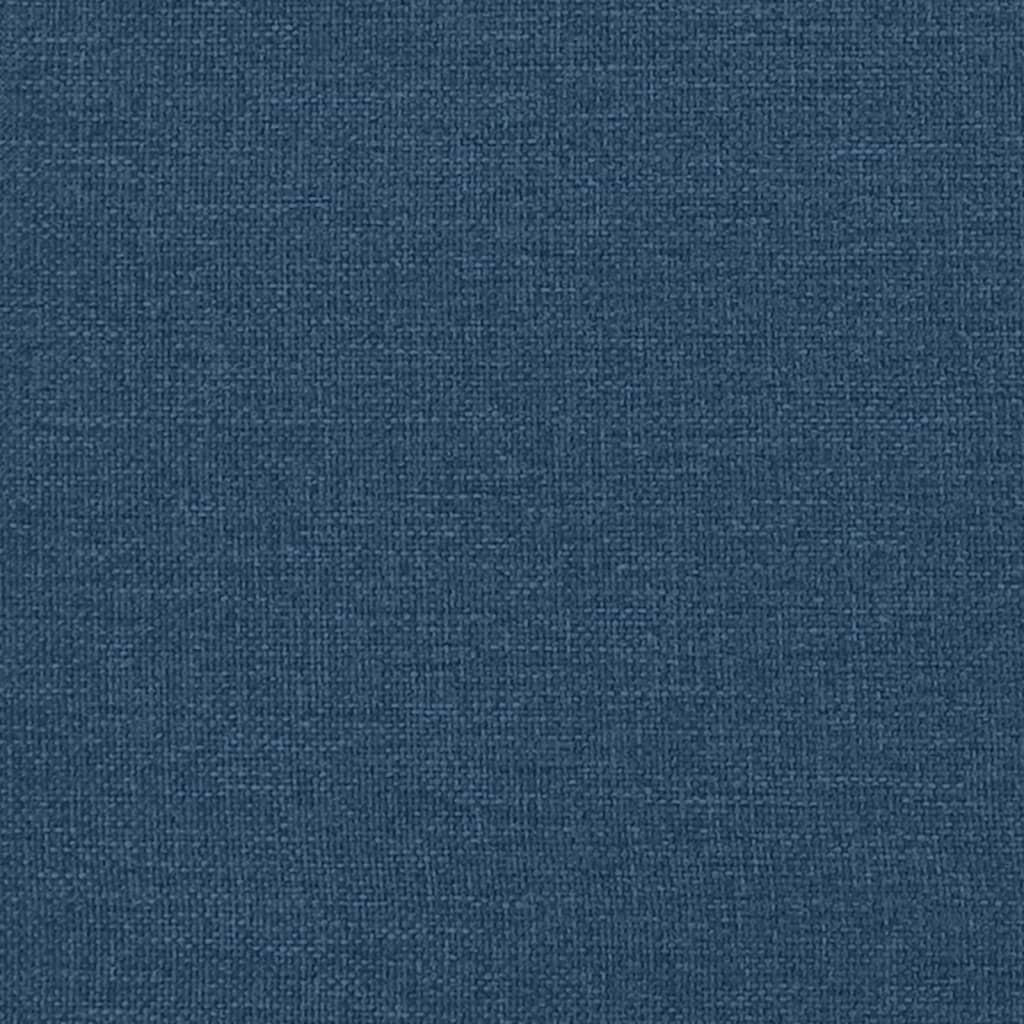 Bettgestell Blau 90x200 cm Stoff