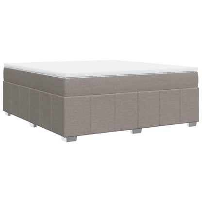 Boxspringbett mit Matratze Taupe 180x200 cm Stoff