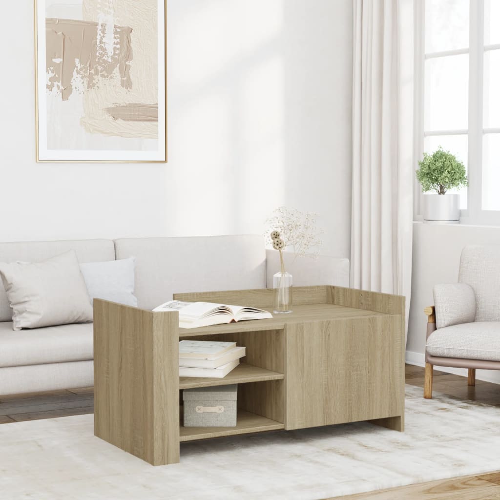 Couchtisch Sonoma-Eiche 100x50x50 cm Holzwerkstoff