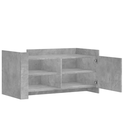 Couchtisch Betongrau 100x50x50 cm Holzwerkstoff