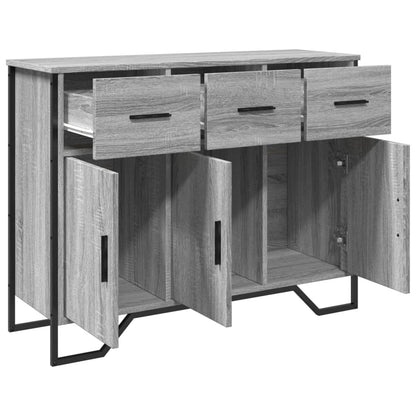 Sideboard Grau Sonoma 97x32,5x74,5 cm Holzwerkstoff