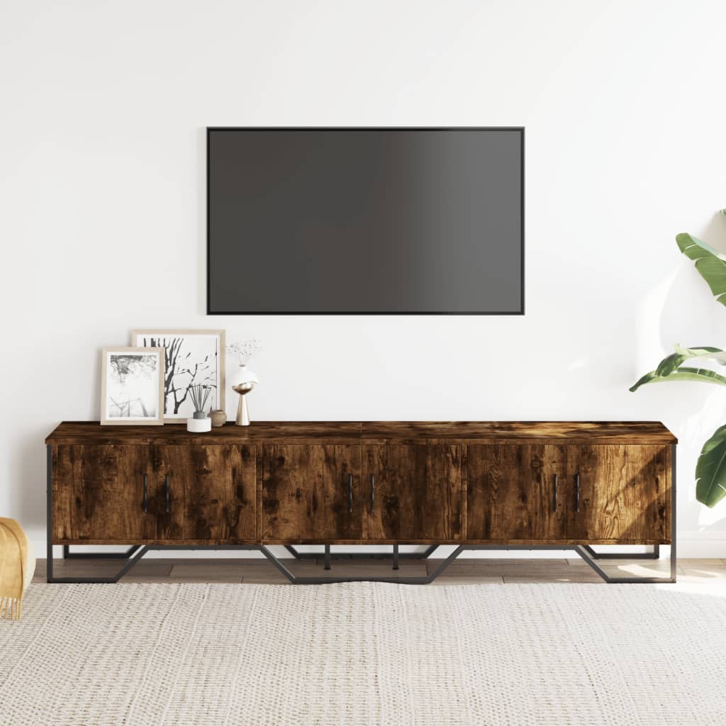 TV-Schrank Räuchereiche 180x34x41 cm Holzwerkstoff