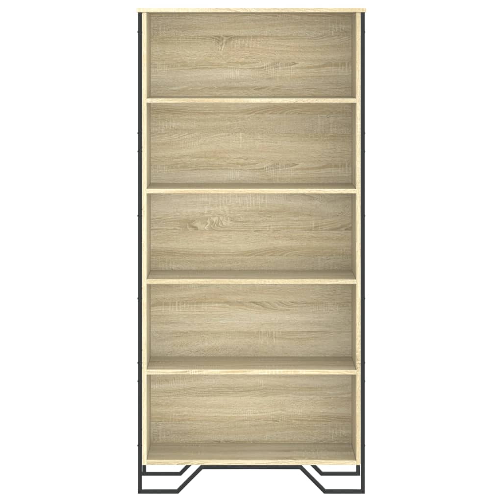 Bücherregal Sonoma-Eiche 80x31x169 cm Holzwerkstoff