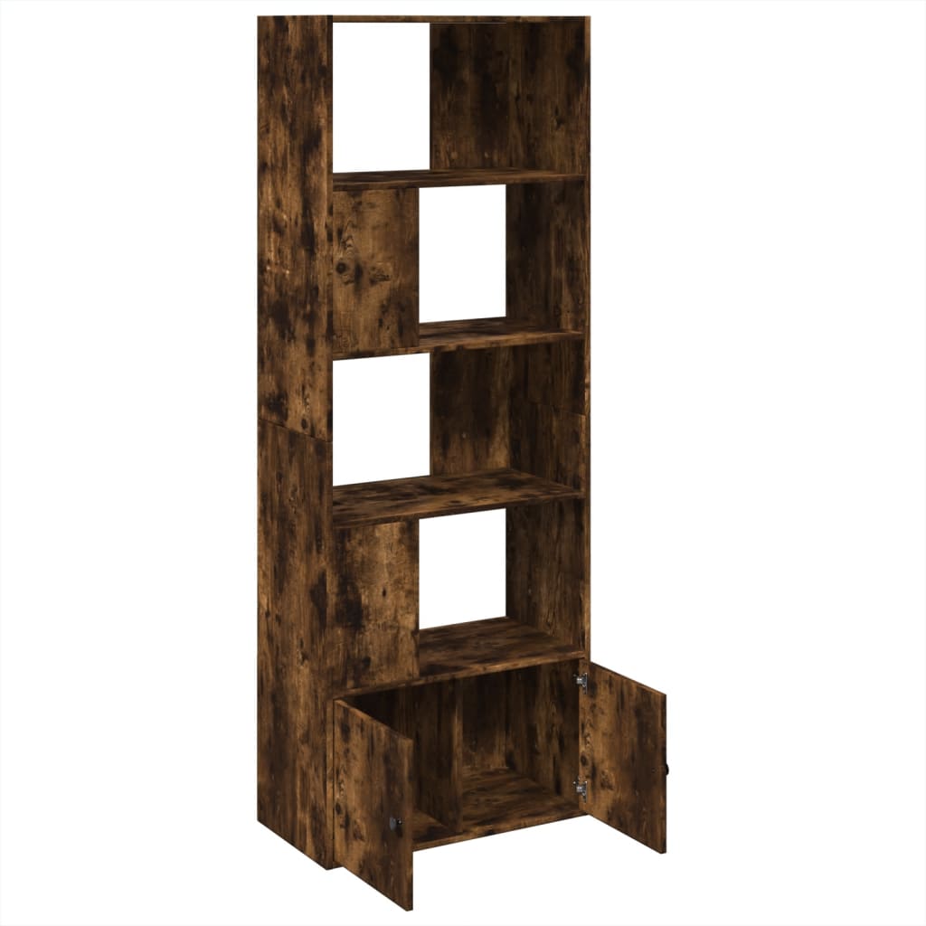 Bücherregal Räuchereiche 70x36x189 cm Holzwerkstoff