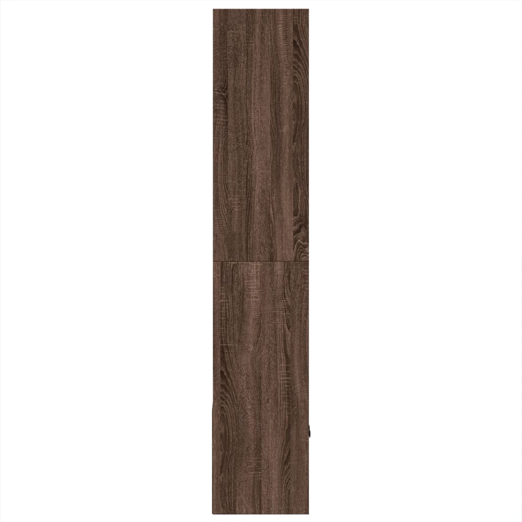 Bücherregal Braun Eichen-Optik 70x36x189 cm Holzwerkstoff