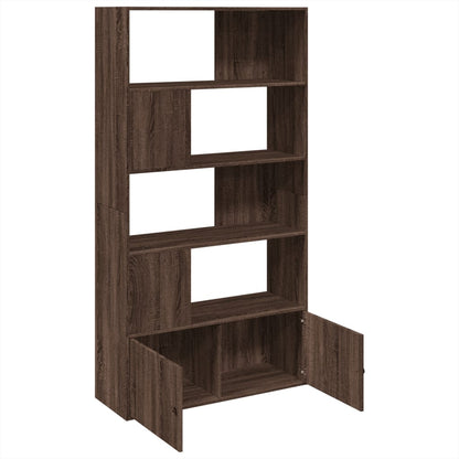 Bücherregal Braun Eichen-Optik 100x36x189 cm Holzwerkstoff