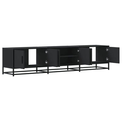 TV-Schrank Schwarz 180x35x41 cm Holzwerkstoff