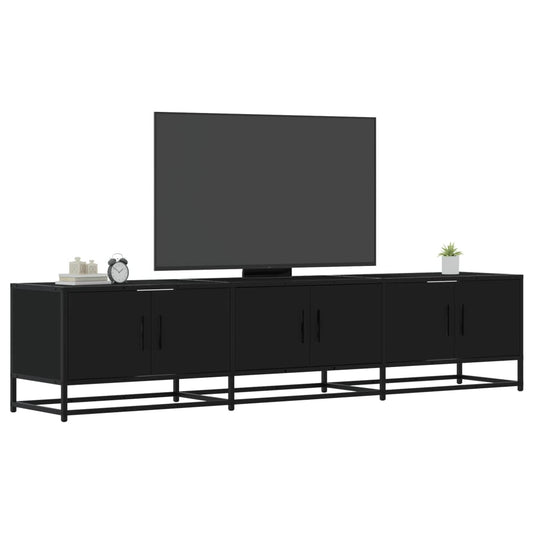 TV-Schrank Schwarz 180x35x41 cm Holzwerkstoff