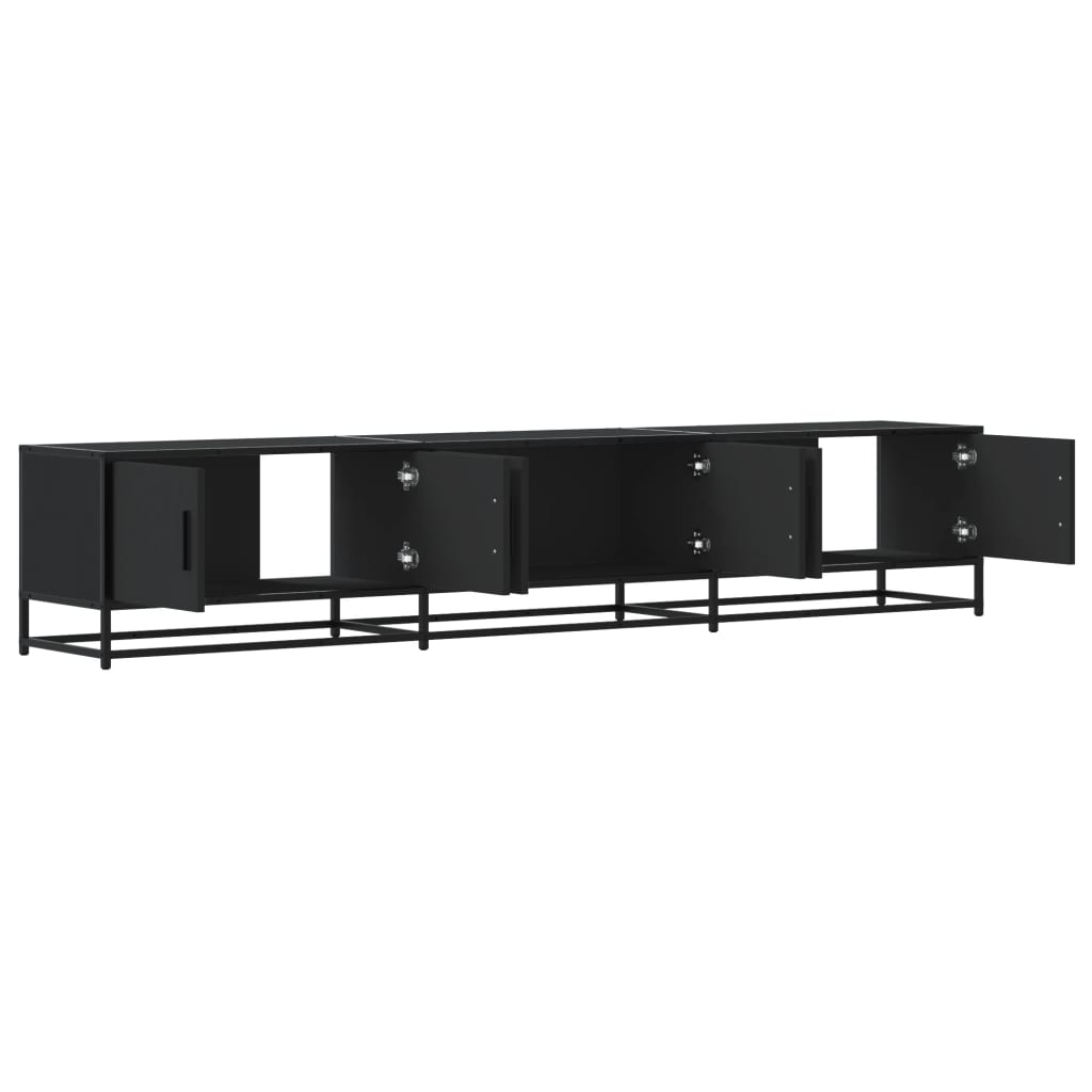 TV-Schrank Schwarz 210x35x41 cm Holzwerkstoff