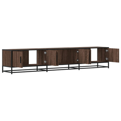 TV-Schrank Braun Eichen-Optik 210x35x41 cm Holzwerkstoff