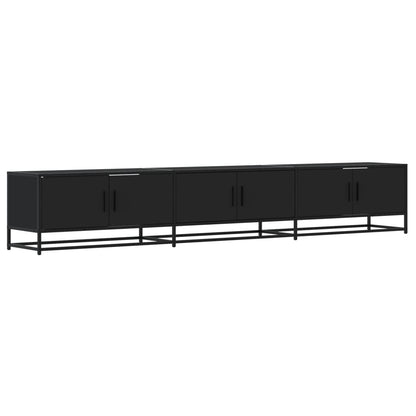 TV-Schrank Schwarz 240x35x41 cm Holzwerkstoff