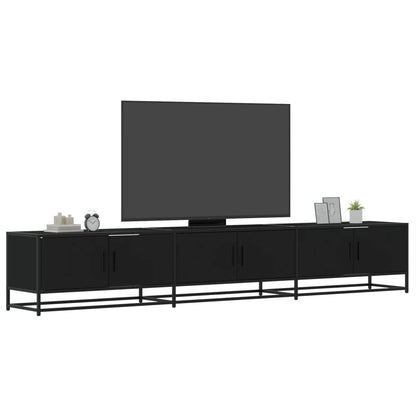 TV-Schrank Schwarz 240x35x41 cm Holzwerkstoff