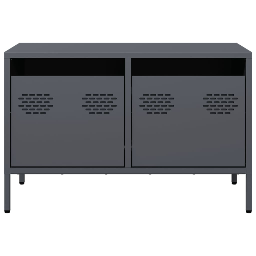 TV-Schrank Anthrazit 68x39x43,5 cm Kaltgewalzter Stahl