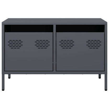 TV-Schrank Anthrazit 68x39x43,5 cm Kaltgewalzter Stahl