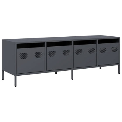 TV-Schrank Anthrazit 135x39x43,5 cm Kaltgewalzter Stahl