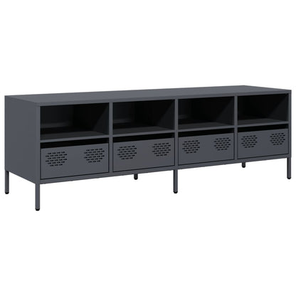 TV-Schrank Anthrazit 135x39x43,5 cm Kaltgewalzter Stahl