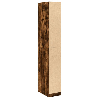 Kleiderschrank Räuchereiche 30x50x200 cm Holzwerkstoff