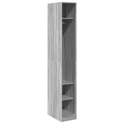 Kleiderschrank Grau Sonoma 30x50x200 cm Holzwerkstoff