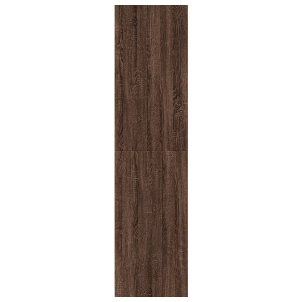 Kleiderschrank Braun Eichen-Optik 30x50x200 cm Holzwerkstoff