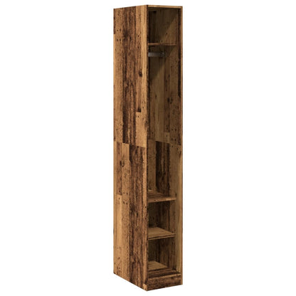 Kleiderschrank Altholz-Optik 30x50x200 cm Holzwerkstoff