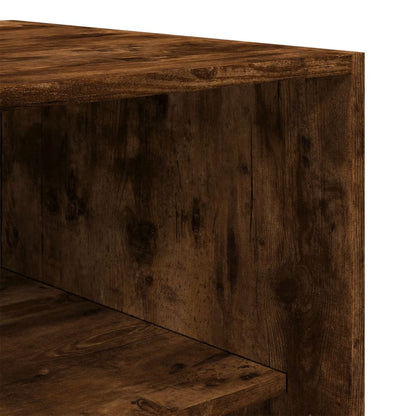 Kleiderschrank Räuchereiche 80x50x200 cm Holzwerkstoffs